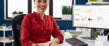 An entrepreneur who has made a success of her small business