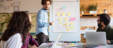 Entrepreneurs use business management skills to run their startup