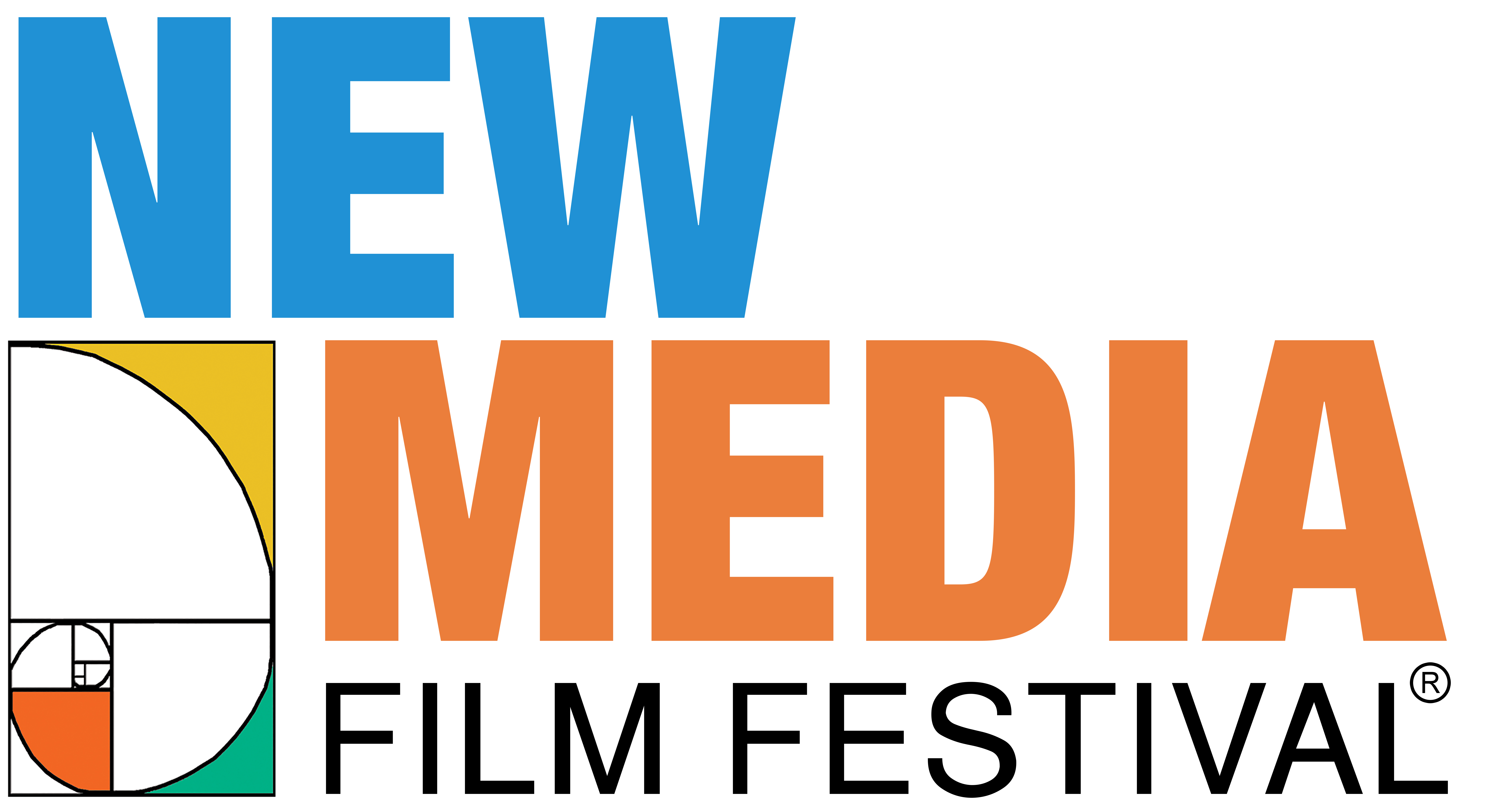 new media film festival logo