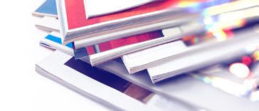stack of magazines