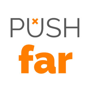 pushfar logo