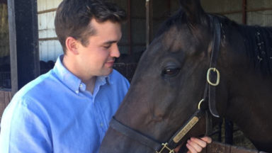 Pierce Dargan with Classic Winning Filly Snow Fairy