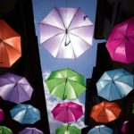 umbrellas of different colors